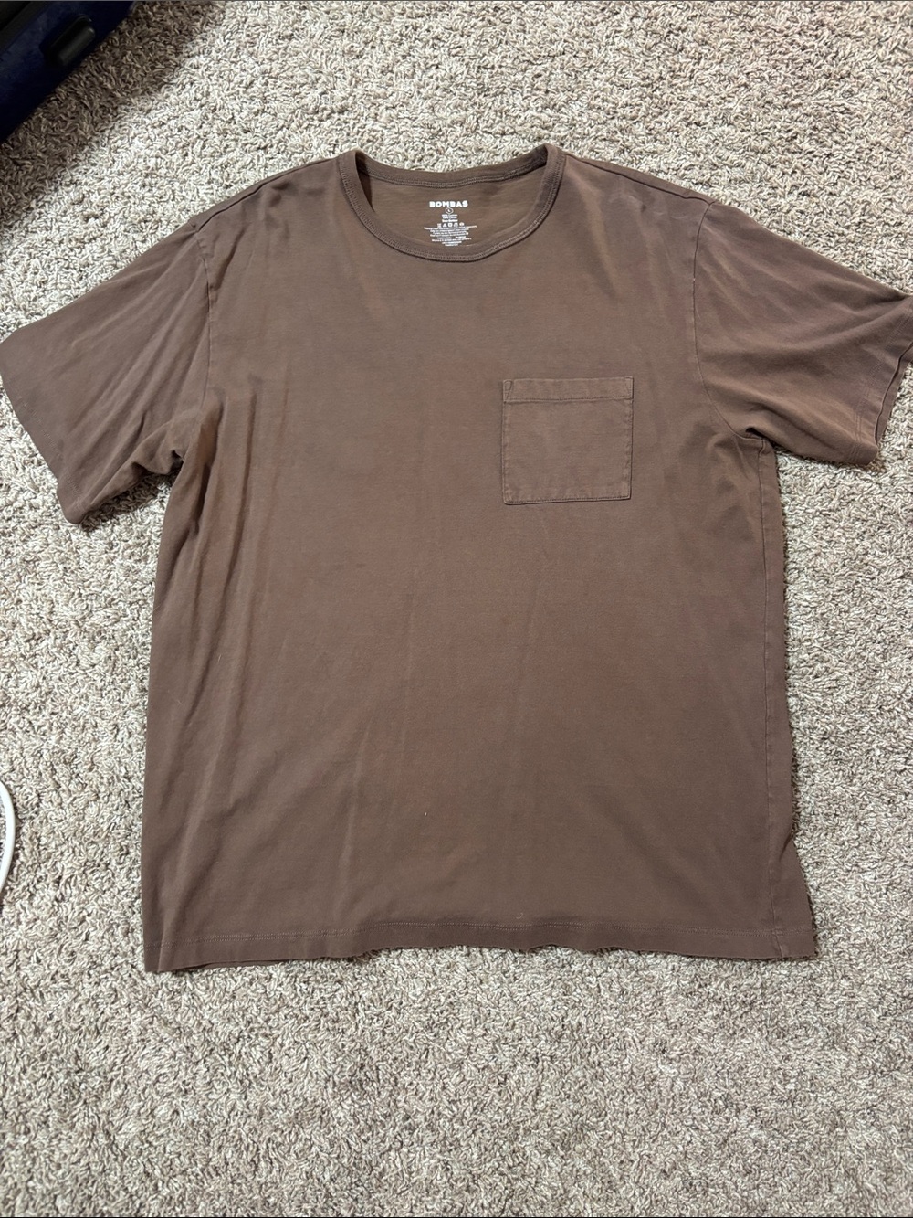 Bombas Men's Chest Pocket Tee in Brown